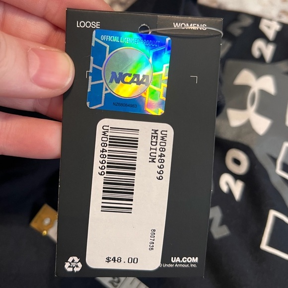 NWT Women’s Under Armour 2024 NCAA Men's Final Four T-shirt - Picture 7 of 10